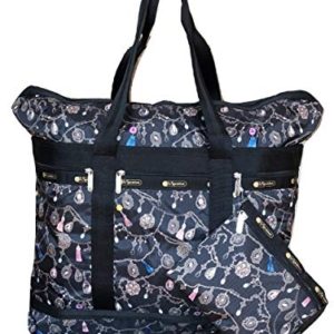 LeSportsac Tassel Dazzle Travel Tote + Matching Cosmetic Bag