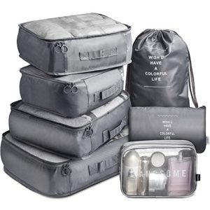 Travel Packing Cubes VAGREEZ Travel Luggage Organizers Packing Cubes