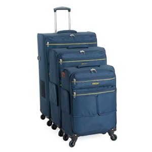 TACH LITE 3-Piece Softcase Connectable Luggage & Carryon Travel Bag Set