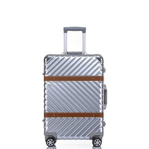 Carry On, Clothink Aluminum Frame Hardside Luggage with Detachable Spinner