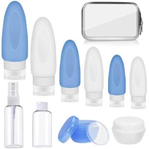 Travel Bottles, Selizo 11 Pack Travel Containers Silicone Lotion Travel Bottle