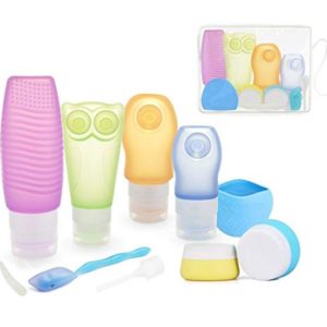 ieGeek 10 Pack Travel Bottles Set, Leak Proof Silicon Travel Size Containers
