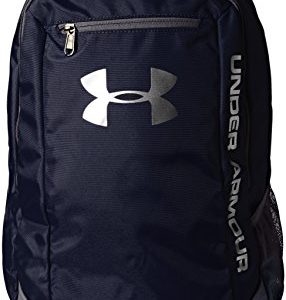 Under Armour Men's Hustle LD Water Resistant Backpack Laptop, Midnight Navy