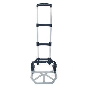 Portable Aluminium Cart Folding Dolly Push Truck Hand Collapsible Trolley Luggage