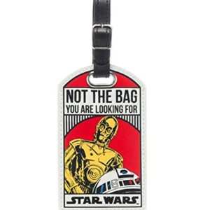 Star Wars Not the Bag You Are Looking For Droids Luggage Tag w/BONUS