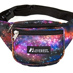 Everest Signature Pattern Waist Pack, Galaxy, One Size