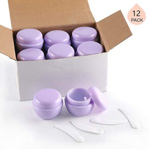 LONGWAY 1 Oz (30ML) Mini Plastic Jars with Lids and Inner Liners