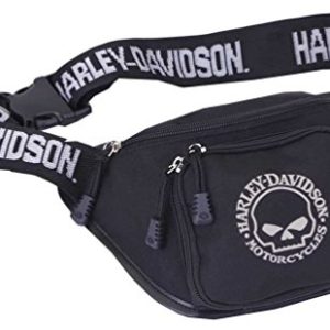 Harley-Davidson Willie G Skull Logo Belt Bag, Water-Resistant