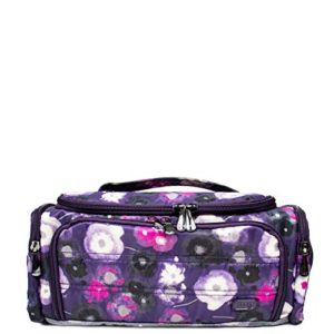 Lug Women's Trolley Cosmetic Case, Water, WATERCOLOR PURPLE