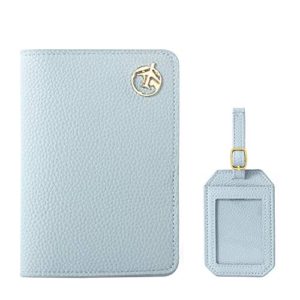 Lychii Travel Elegance" Passport Wallet and Luggage Tag Set 🌟