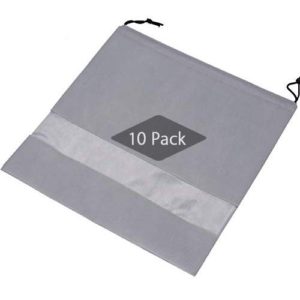 TINTON LIFE Set of 10 Non-woven 19.7"x19.7" Drawstring Dust Cover Bag