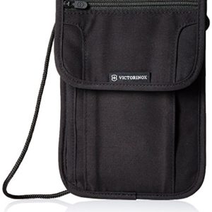 Victorinox Deluxe Security Pouch RFID Protection, Black/Black Logo