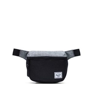 Herschel Fifteen Waist Pack, Black/Raven Crosshatch, One Size