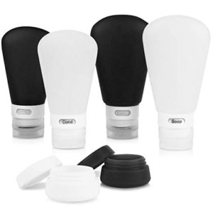Travel Bottles Easy To Squeeze -Travel Size Bottles TSA Approved Leak Proof