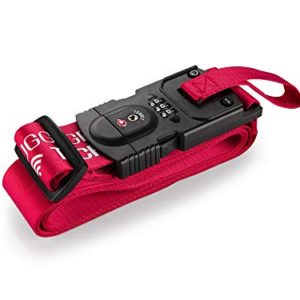 SmartSTRAP Luggage Strap With Scale (Red)