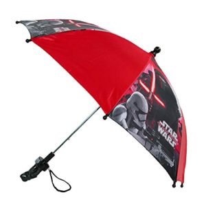 Disney Kids' Star Wars Stick Umbrella with Character Handle, Red