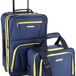 Rockland Luggage 2 Piece Set, Navy, One Size