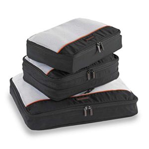 Briggs & Riley 3 Pack Zippered Packing Cubes/Luggage Organizers for Travel