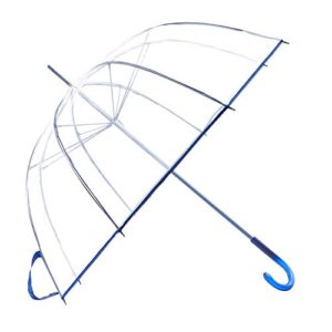 HAOCOO Clear Umbrella,Bubble Transparent Fashion Dome 8 Stick Umbrella