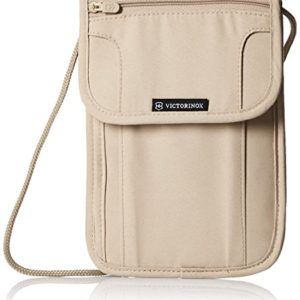 Victorinox Deluxe Security Pouch RFID Protection, Nude/Black Logo