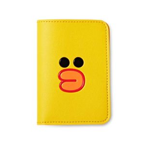 Line Friends Passport Holder Wallet - SALLY Character Faux Leather Cover Accessory