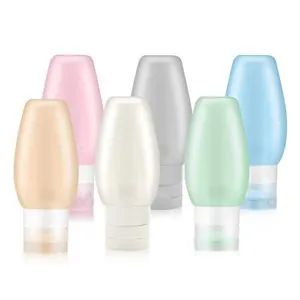 Travel Bottles TSA Approved, Uerstar 3oz Leak Proof BPA Free Silicone Cosmetic