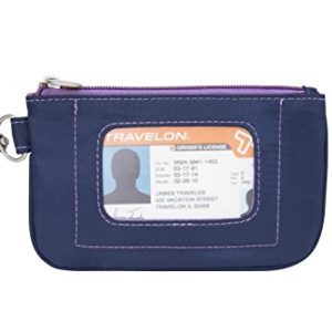 Travelon Safe Daisy Id Pouch, Navy