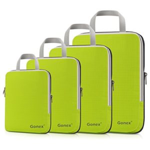 Gonex Compression Packing Cubes Set, Expandable Packing Organizers