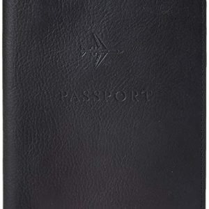 Fossil Leather Passport Case, Passport - Black