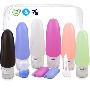 Travel Bottles, Wedama Leakproof Silicone Travel Containers TSA Approved