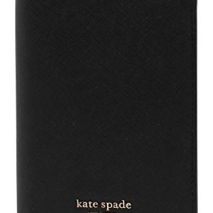 Kate Spade New York Cameron Saffiano Leather Passport Holder Wallet Black