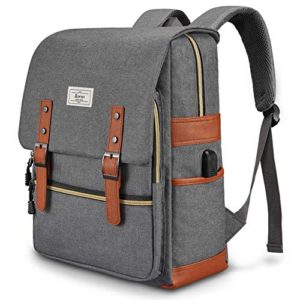 Ronyes Unisex College Bag Fits up to 15.6'' Laptop Casual Rucksack Waterproof