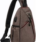 Sling Bag, Sport Mens 1 Rope Sling Backpack Breathable Lightweight Chest Bag