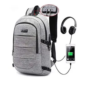 Laptop Backpack, Anti theft Waterproof Travel Bag with USB Charging Port