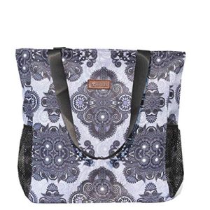 Original Floral Water Resistant Large Tote Bag Shoulder Bag for Gym Beach