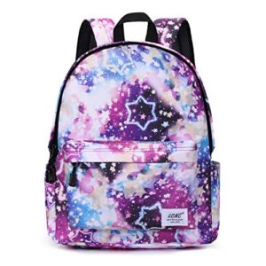 School Backpack for Girls Boys,Galaxy Water Resistant Durable Casual Basic Bookbag