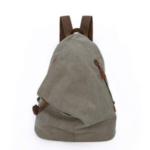 Canvas Vintage Backpack - Large Casual Daypack Outdoor Travel Rucksack