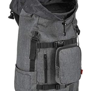 Nixon Landlock 30L Backpack Charcoal Heather Laptop Skate Travel Day Bag