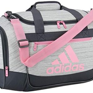 adidas Defender III Small Duffel, Two Tone White/True Pink/Onix