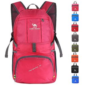 CAMEL CROWN 35L Lightweight Packable Backpack Travel Hiking Daypack Camping