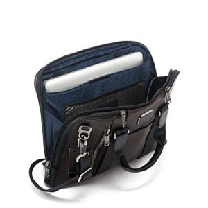 TUMI - Alpha Bravo Aviano Leather Laptop Slim Brief Briefcase