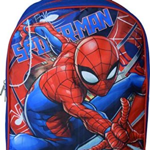 Marvel Spiderman 15" School Bag Backpack (Blue-Red)