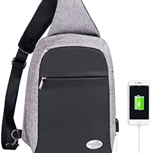 Sling Pack with External USB & Anti-Theft Design
