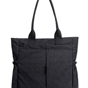 Nylon Water Resistant Multi Pockets Large Lightweight Tote Bag Shoulder Bag