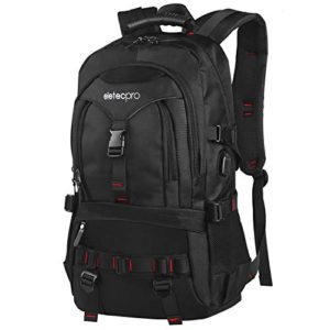 eletecpro 17.3 Inch Laptop Travel Backpack with USB Charging Port