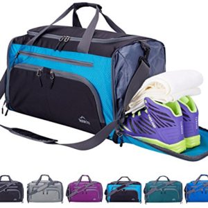 Venture Pal 20" Packable Sports Gym Bag with Wet Pocket & Shoes Compartment