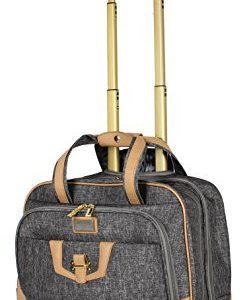 Nicole Miller New York Designer 17 Inch Carry On - Weekender Overnight Business