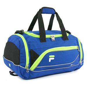 Fila Sprinter 19" Sport Duffel Bag, Blue/Neon