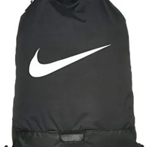 Nike Brasilia Training Gymsack, Drawstring Backpack with Zipper Pocket