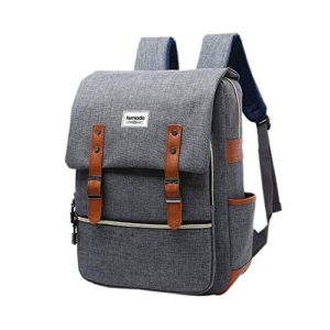 Kemladio Vintage Backpack 15.6 Inch Slim Laptop Bag College Backpack School Bag